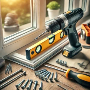 Tools Needed for Fixing Screws on Vinyl Windows