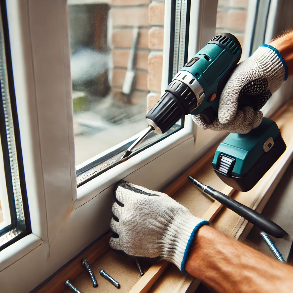 How to Fix Screws on Vinyl Window