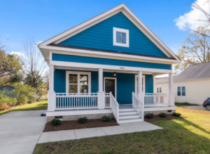 Blue Modern House