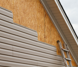 Installing vinyl siding