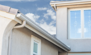 Simple Rain Gutter Drainage